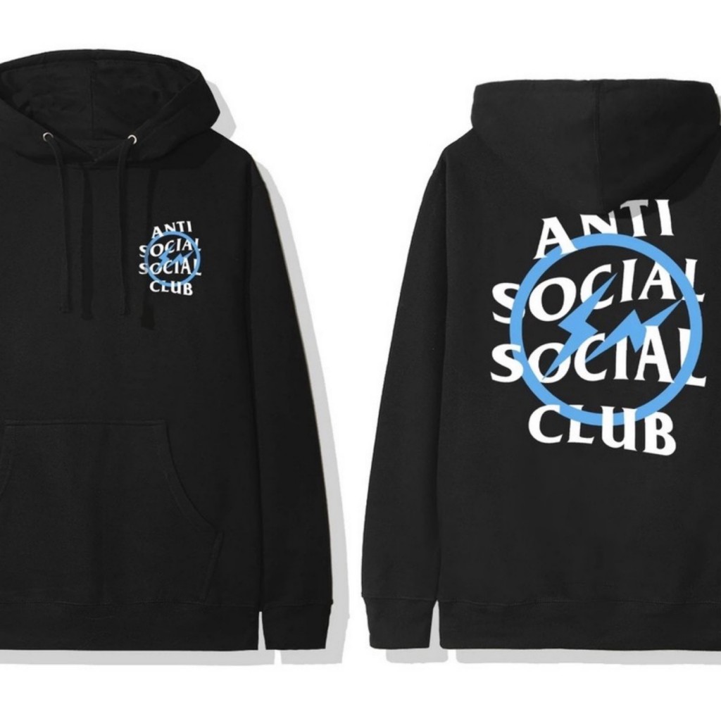 Anti Social Social Club X Fragments Blue Logo by Youbetterfly